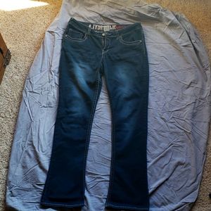 Hydraulic stretch slim boot jeans